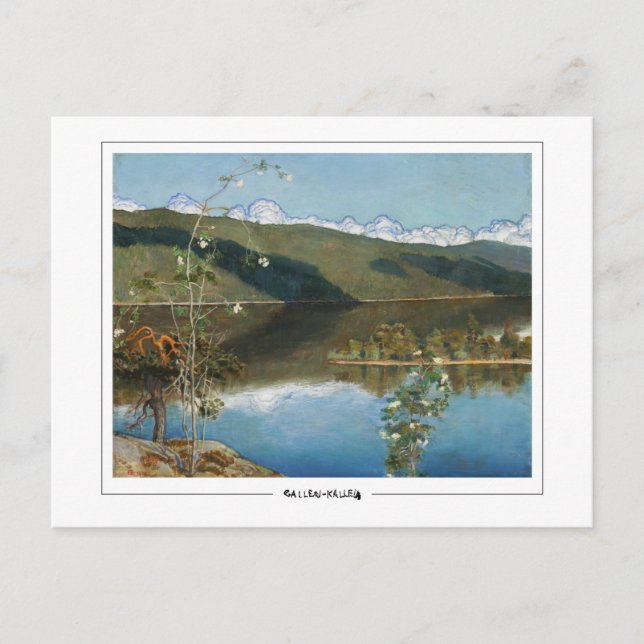 Akseli Gallen-Kallela #384 - vykort för konst (Framsida)