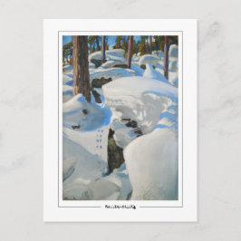 Akseli Gallen-Kallela #385 - vykort för konst