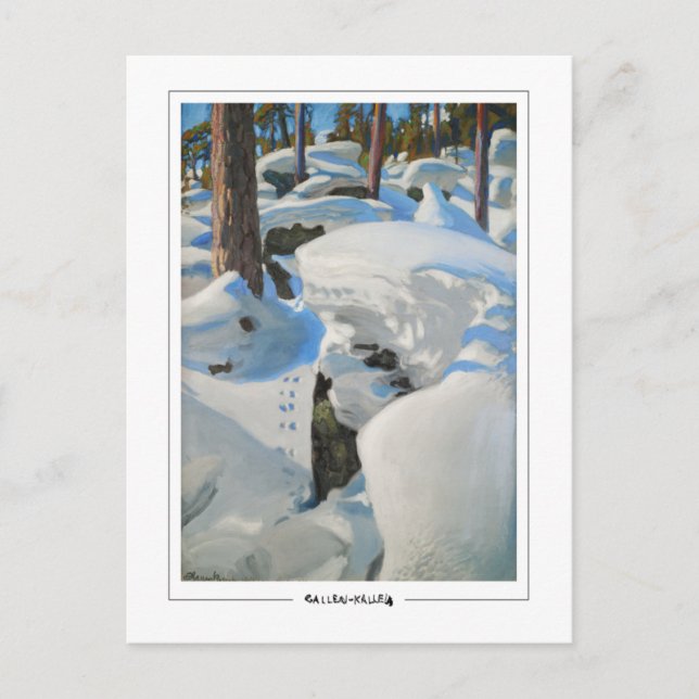 Akseli Gallen-Kallela #385 - vykort för konst (Framsida)