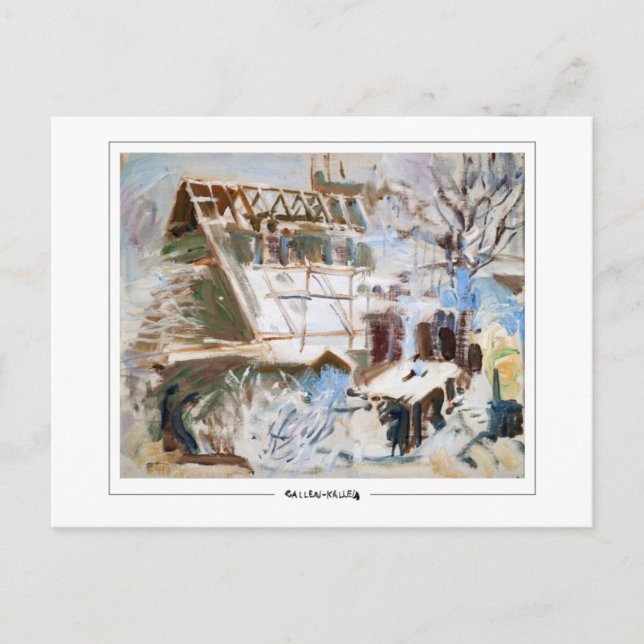 Akseli Gallen-Kallela #442 - vykort för konst (Framsida)