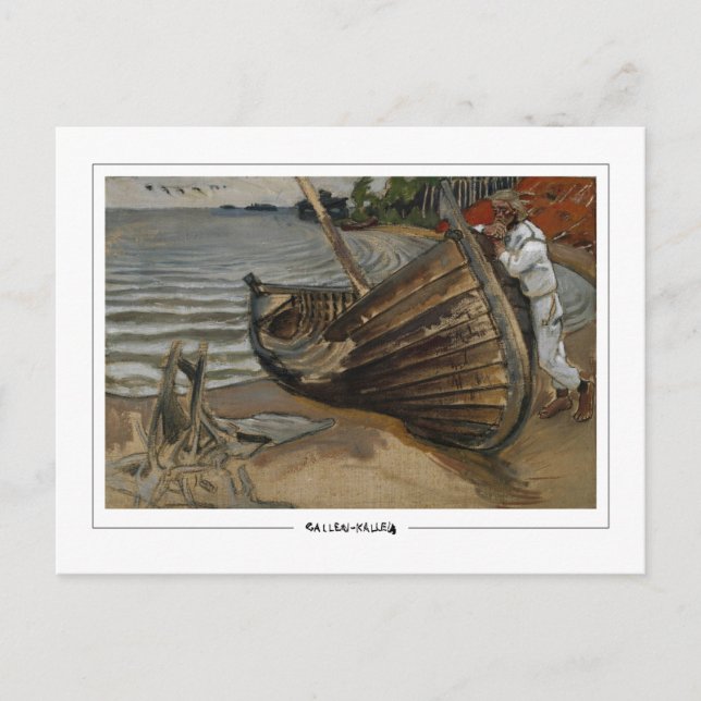 Akseli Gallen-Kallela #444 - vykort för konst (Framsida)