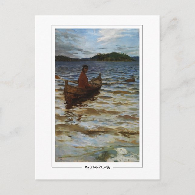 Akseli Gallen-Kallela #462 - vykort för konst (Framsida)