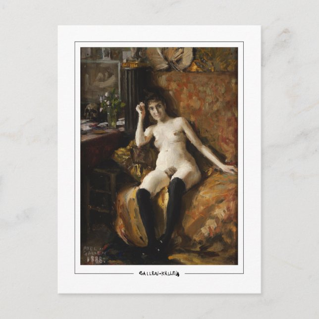 Akseli Gallen-Kallela #500 - vykort för konst (Framsida)