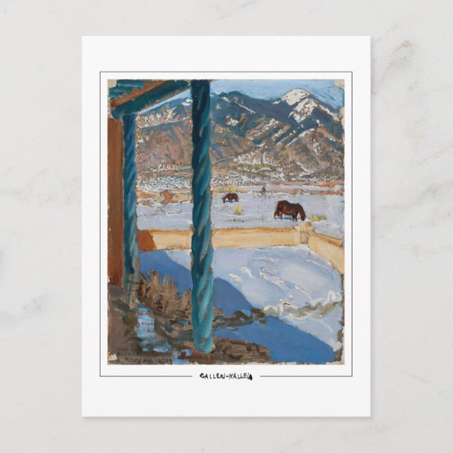 Akseli Gallen-Kallela #59 - vykort för konst (Framsida)