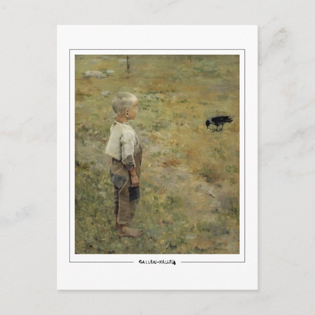 Akseli Gallen-Kallela #90 - vykort för konst (Framsida)