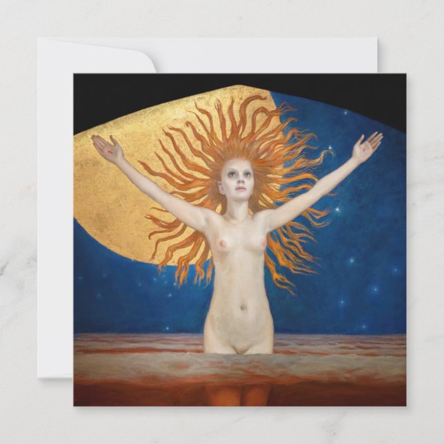 Akseli Gallen-Kallela - Ad Astra Inbjudningar (Framsida)