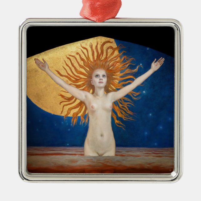 Akseli Gallen-Kallela - Ad Astra Julgransprydnad Metall (Framsidan)