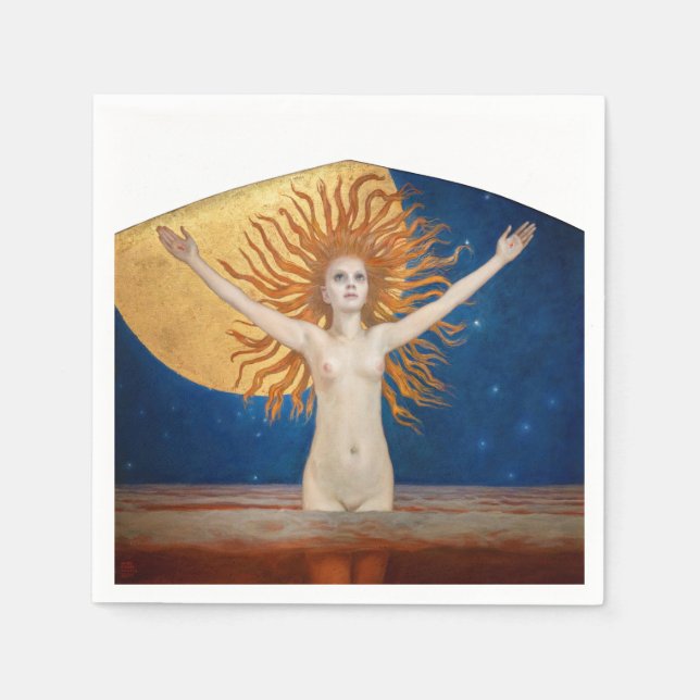 Akseli Gallen-Kallela - Ad Astra Pappersservett (Framsidan)