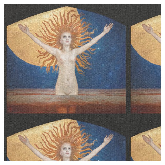 Akseli Gallen-Kallela - Ad Astra Tyg (Närbild)