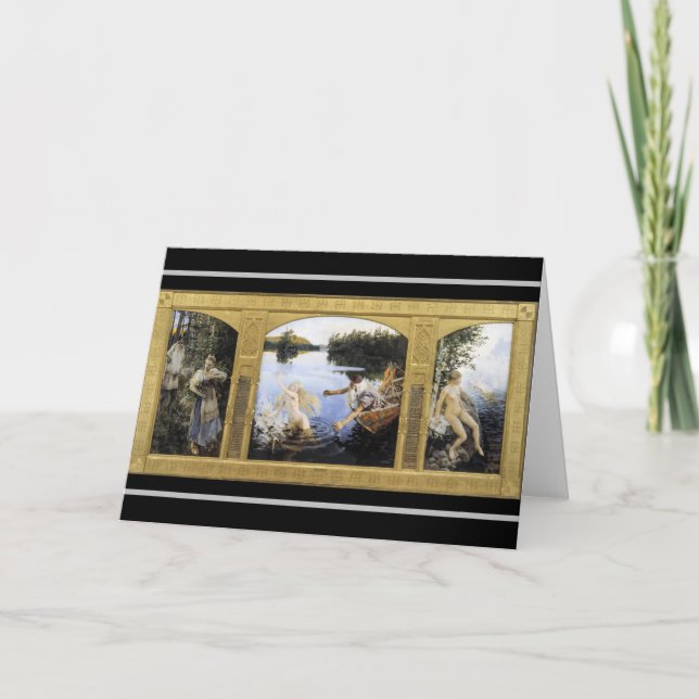 Akseli Gallen-Kallela - Aino Myth Kort (Framsida)