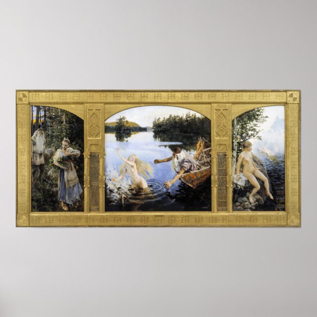 Akseli Gallen-Kallela - Aino Myth Poster (Framsidan)