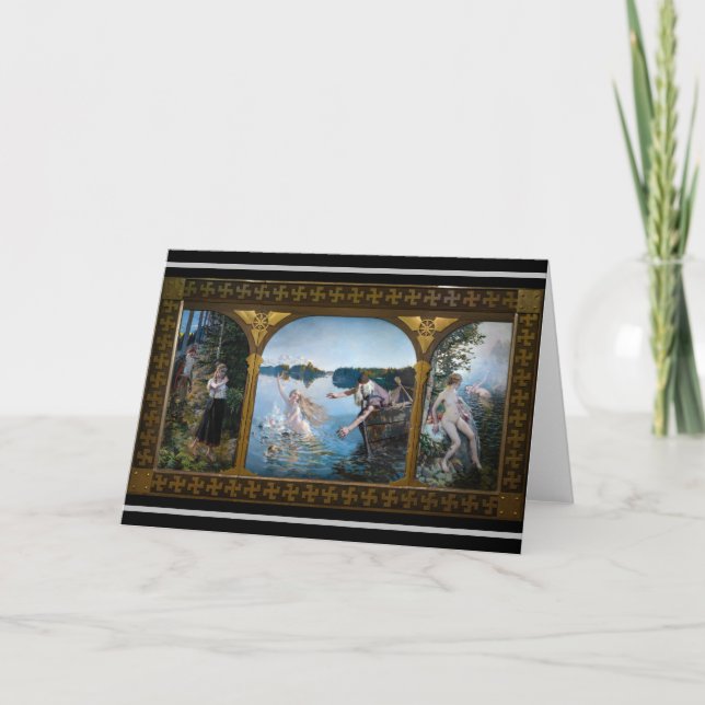 Akseli Gallen-Kallela - Aino Triptych Kort (Framsida)
