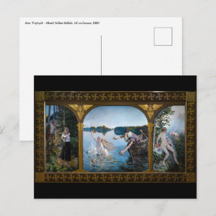 Akseli Gallen-Kallela - Aino Triptych Vykort