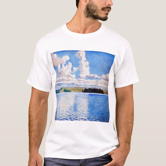 Akseli Gallen-Kallela - Cloud Torn T Shirt (Framsida)
