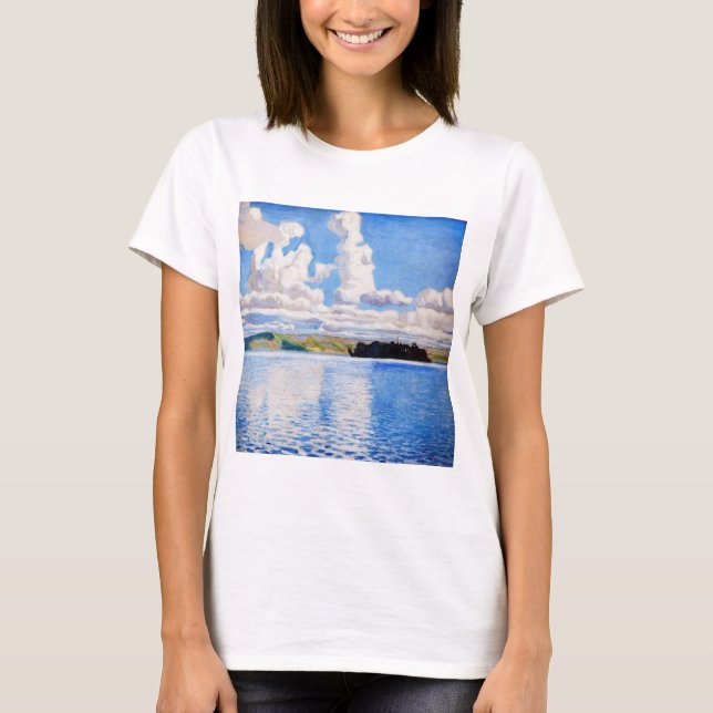 Akseli Gallen-Kallela - Cloud Torn T Shirt (Framsida)