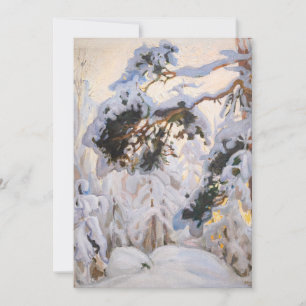 Akseli Gallen-Kallela - Forest in Winter Inbjudningar