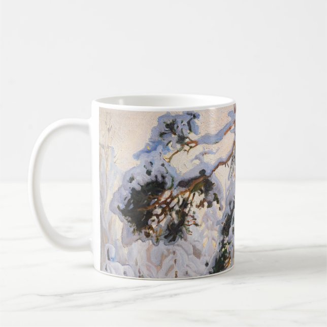 Akseli Gallen-Kallela - Forest in Winter Kaffemugg (Vänster)