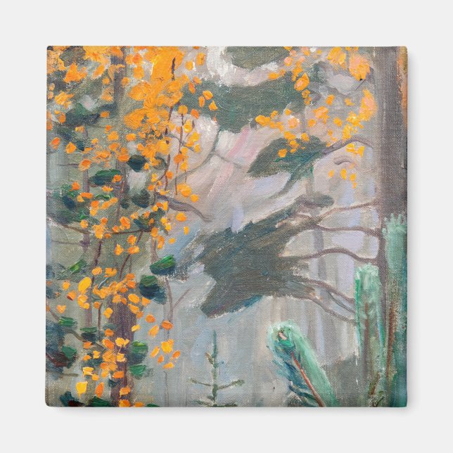 Akseli Gallen-Kallela - Höstskogen Magnet (Framsidan)