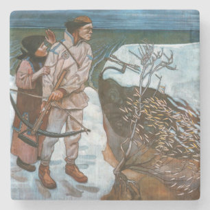 Akseli Gallen-Kallela - Joukahainens hämnd Stenunderlägg