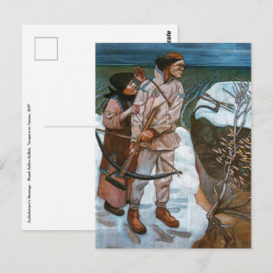 Akseli Gallen-Kallela - Joukahainens hämnd Vykort