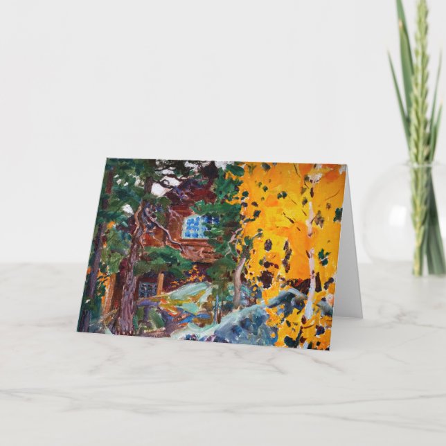 Akseli Gallen-Kallela - Kalela hösten Kort (Framsida)