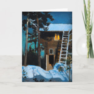 Akseli Gallen-Kallela - Kalela på en vinter Kort