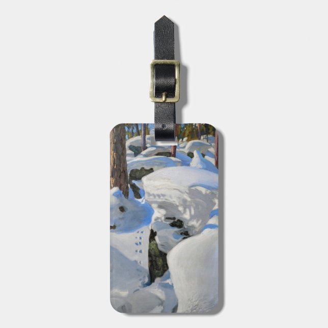 Akseli Gallen-Kallela - Lair of the Lynx Bagagebricka (Vertikal Framsida)