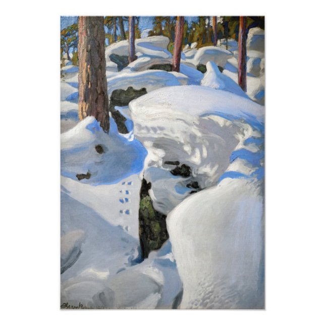 Akseli Gallen-Kallela - Lair of the Lynx Fototryck (Framsidan)