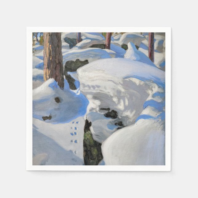 Akseli Gallen-Kallela - Lair of the Lynx Pappersservett (Framsidan)