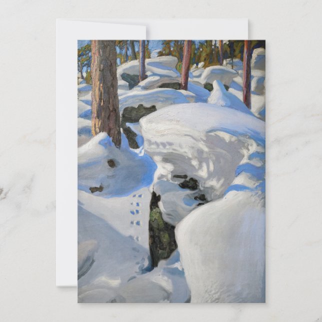 Akseli Gallen-Kallela - Lair of the Lynx Tack Kort (Framsida)