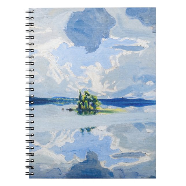 Akseli Gallen-Kallela - moln ovanför Sjö Anteckningsbok (Framsidan)