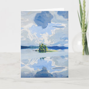 Akseli Gallen-Kallela - moln ovanför Sjö Kort