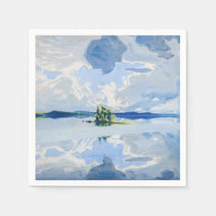 Akseli Gallen-Kallela - moln ovanför Sjö Pappersservett