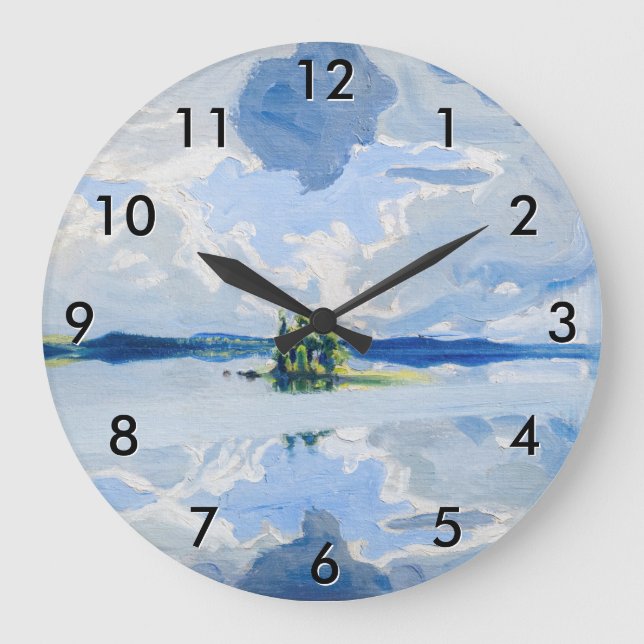 Akseli Gallen-Kallela - moln ovanför Sjö Stor Klocka (Framsida)