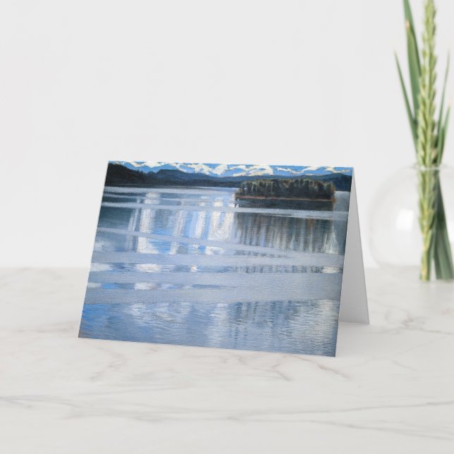 Akseli Gallen-Kallela - Sjö Keitele Kort (Framsida)