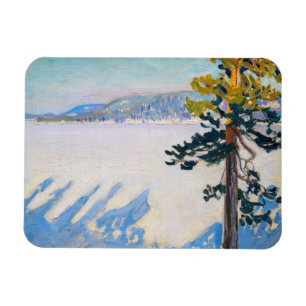 Akseli Gallen-Kallela - Sjö Ruovesi in Winter Magnet