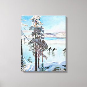 Akseli Gallen-Kallela - Skaterna nära Kalela Shore Canvastryck