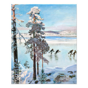 Akseli Gallen-Kallela - Skaterna nära Kalela Shore Fototryck