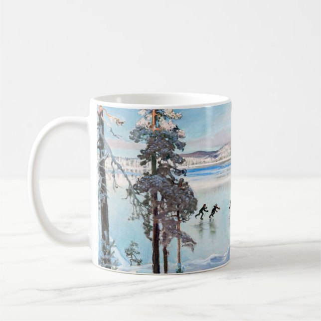 Akseli Gallen-Kallela - Skaterna nära Kalela Shore Kaffemugg (Vänster)