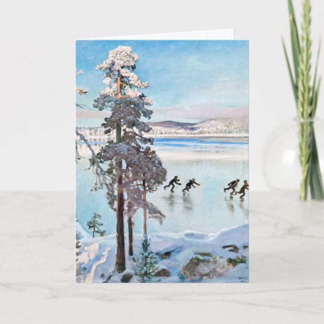 Akseli Gallen-Kallela - Skaterna nära Kalela Shore Kort (Framsida)
