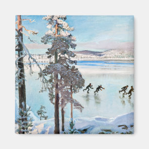 Akseli Gallen-Kallela - Skaterna nära Kalela Shore Magnet