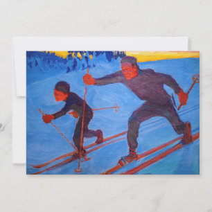 Akseli Gallen-Kallela - Skiers Inbjudningar