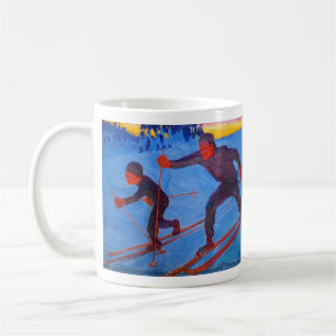 Akseli Gallen-Kallela - Skiers Kaffemugg