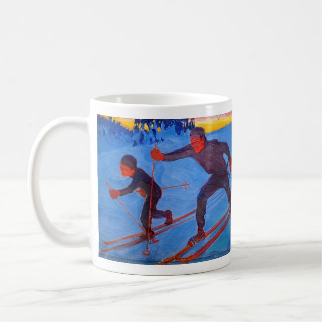 Akseli Gallen-Kallela - Skiers Kaffemugg (Vänster)