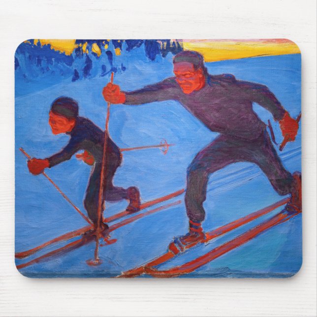 Akseli Gallen-Kallela - Skiers Musmatta (Framsidan)