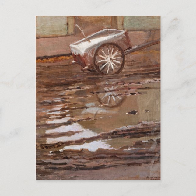 Akseli Gallen-Kallela SpegletCC0469 Vykort (Framsida)