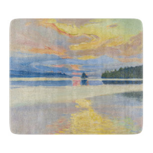 Akseli Gallen-Kallela - Sunset over Sjö Ruovesi