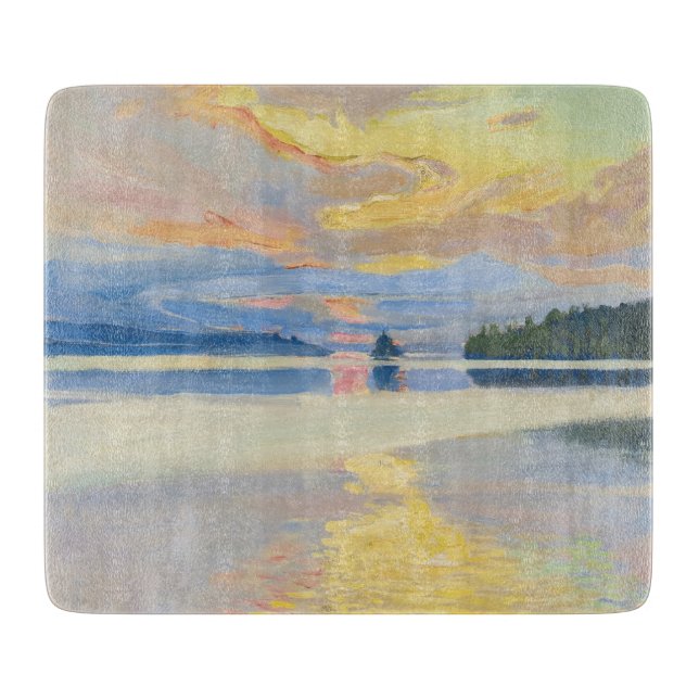 Akseli Gallen-Kallela - Sunset over Sjö Ruovesi (Framsidan)