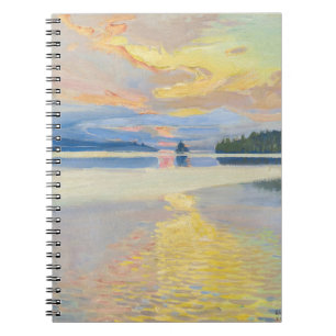 Akseli Gallen-Kallela - Sunset over Sjö Ruovesi Anteckningsbok