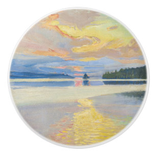 Akseli Gallen-Kallela - Sunset over Sjö Ruovesi Knopp